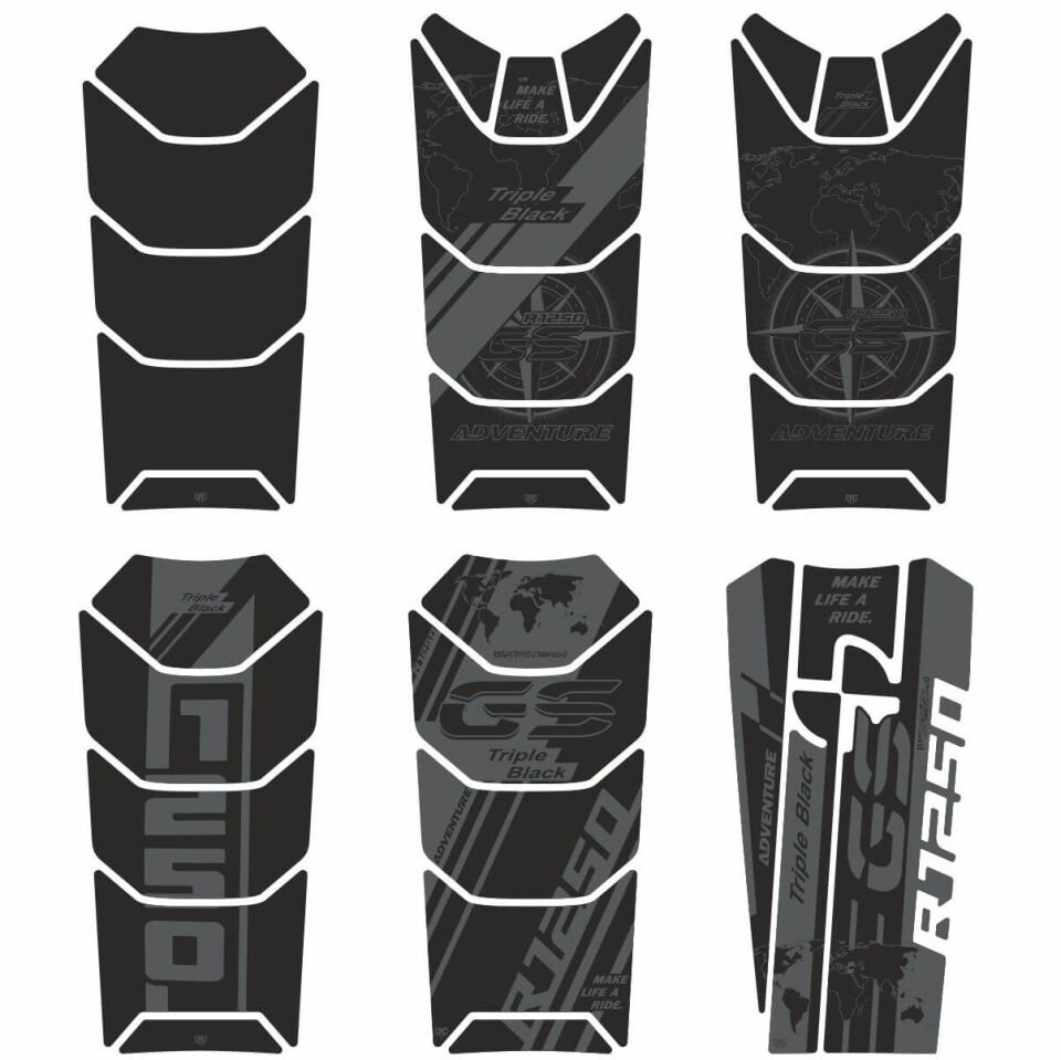 R1250GS ADV Triple Black Tankpad