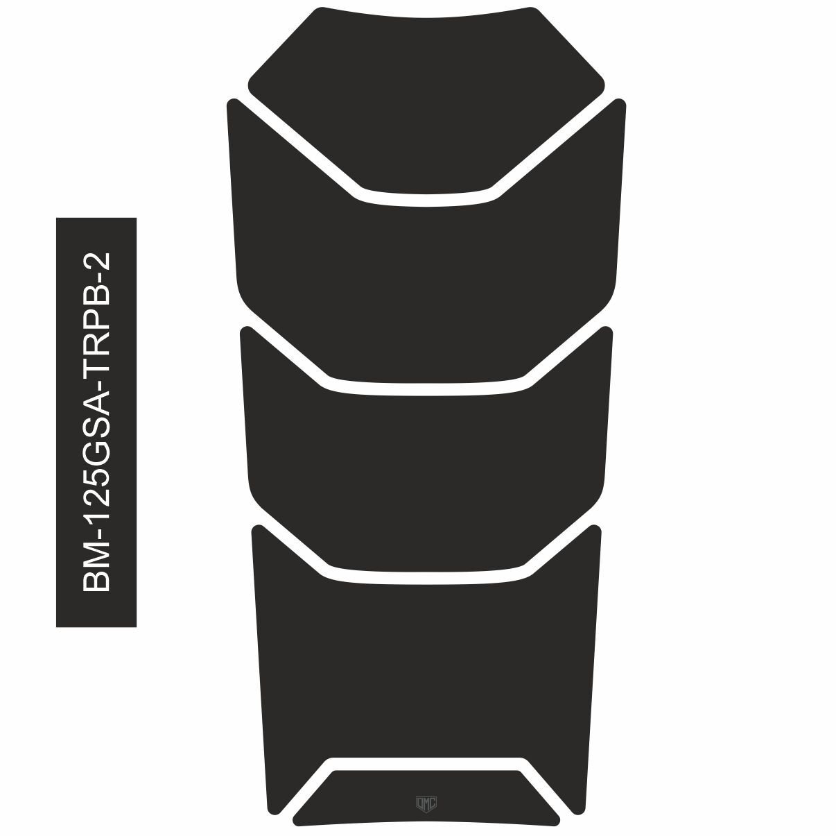 R1250GS ADV Triple Black Tankpad 2