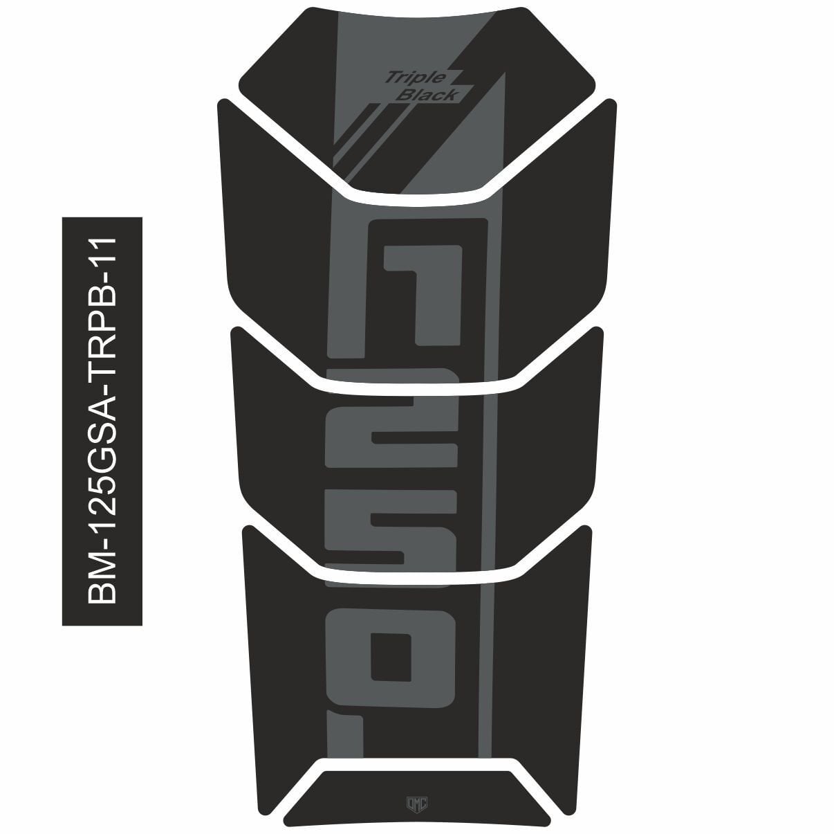 R1250GS ADV Triple Black Tankpad 11