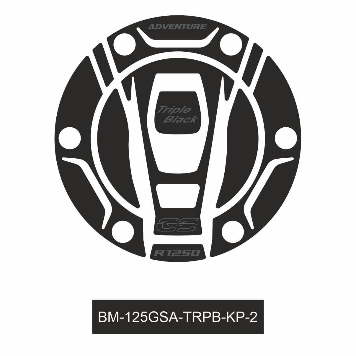 R1250GS ADV Triple Black Depo Kapağı 2