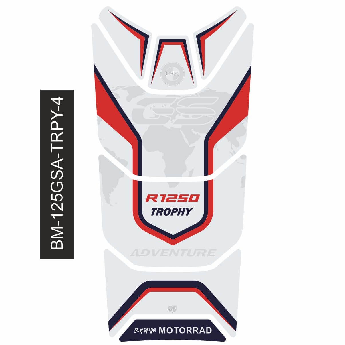 R1250GS ADV Trophy Tankpad 4