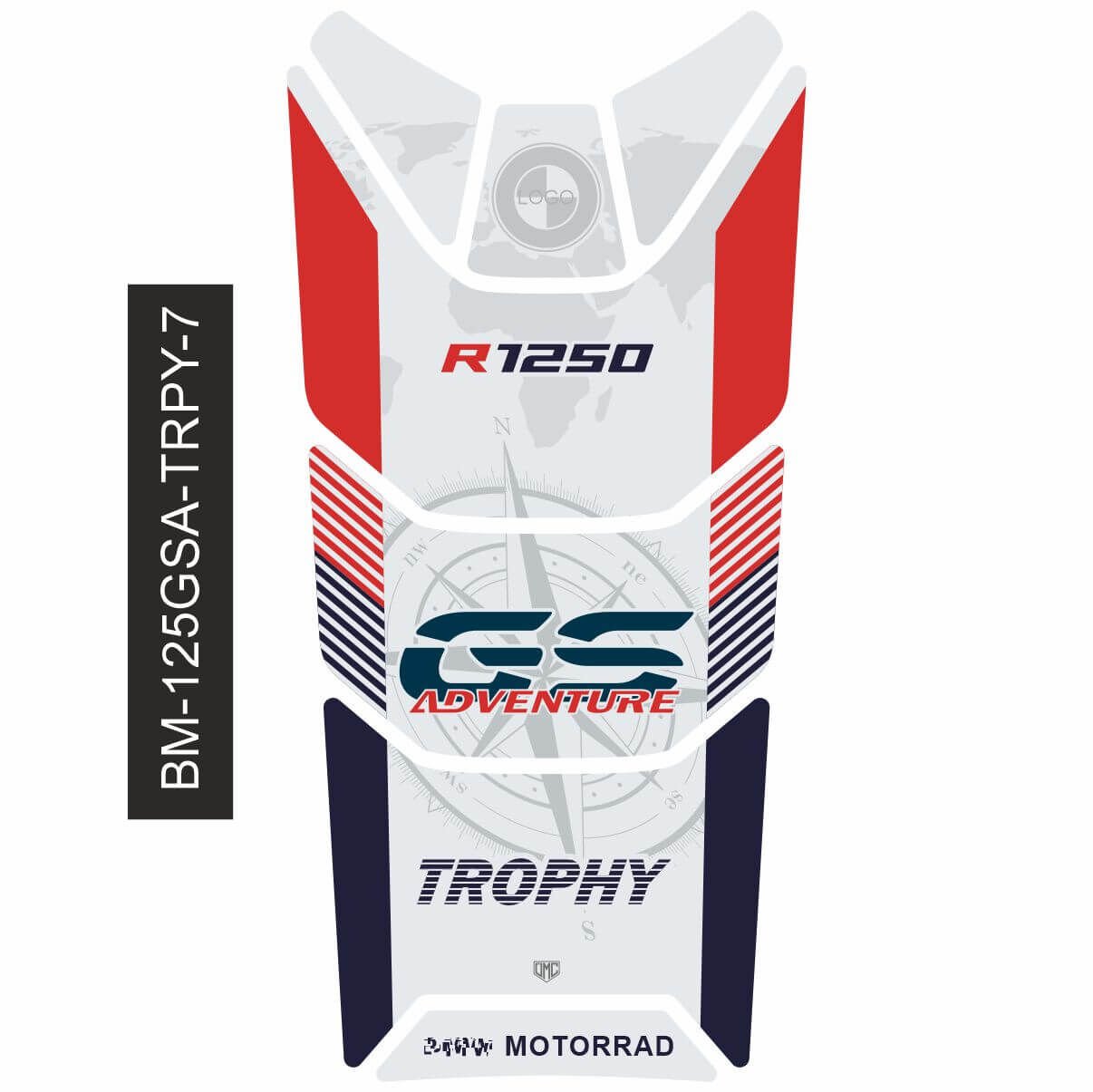 R1250GS ADV Trophy Tankpad 7