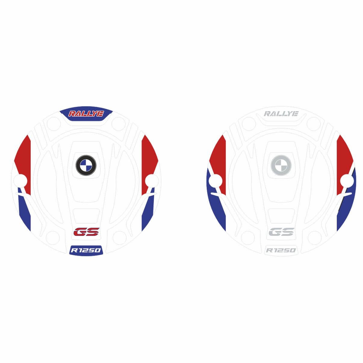 R1250GS ADV Rallye (Beyaz) Depo Kapağı