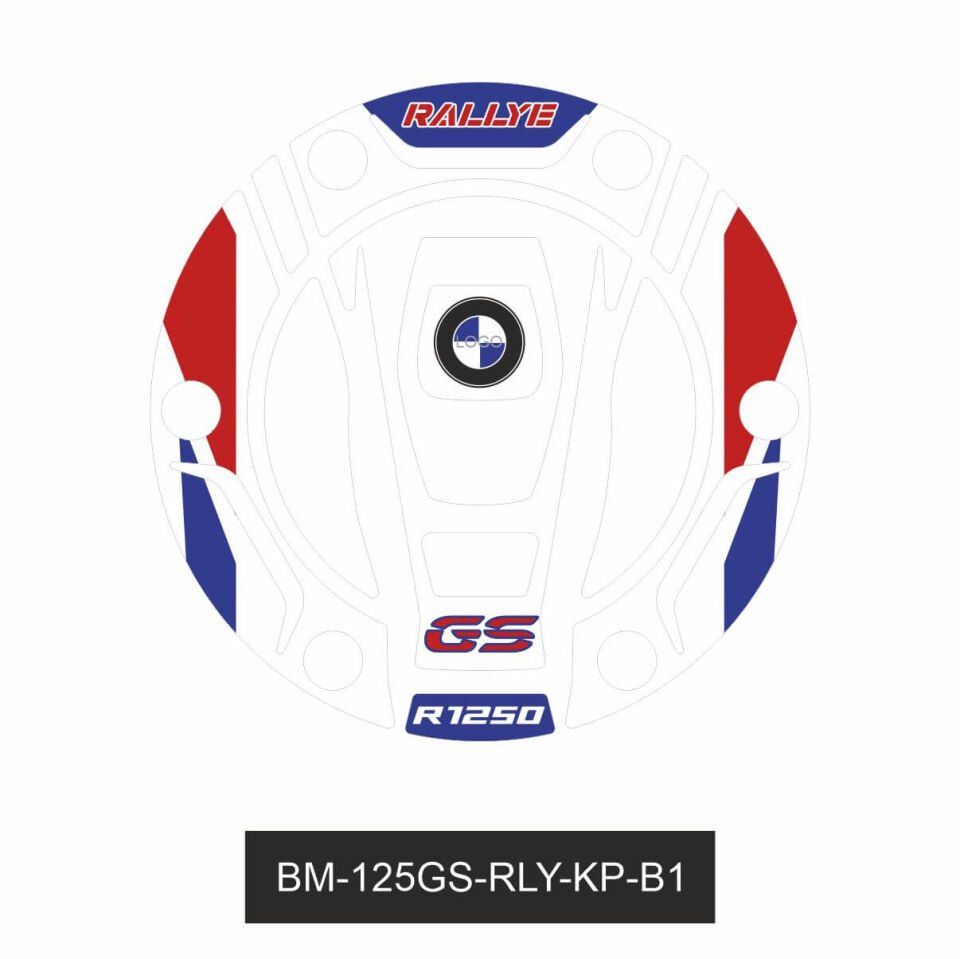 R1250GS ADV Rallye (Beyaz) Depo Kapağı 1