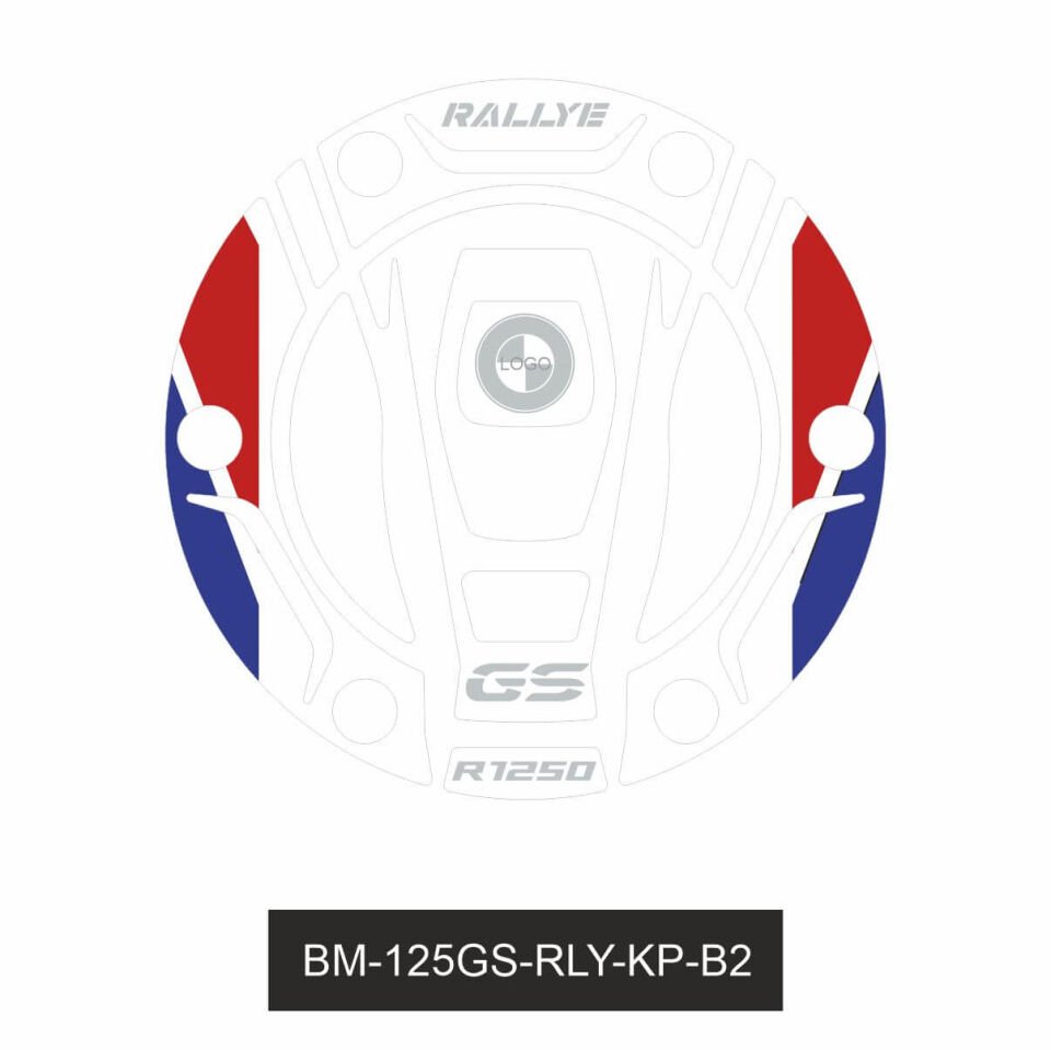 R1250GS ADV Rallye (Beyaz) Depo Kapağı 2