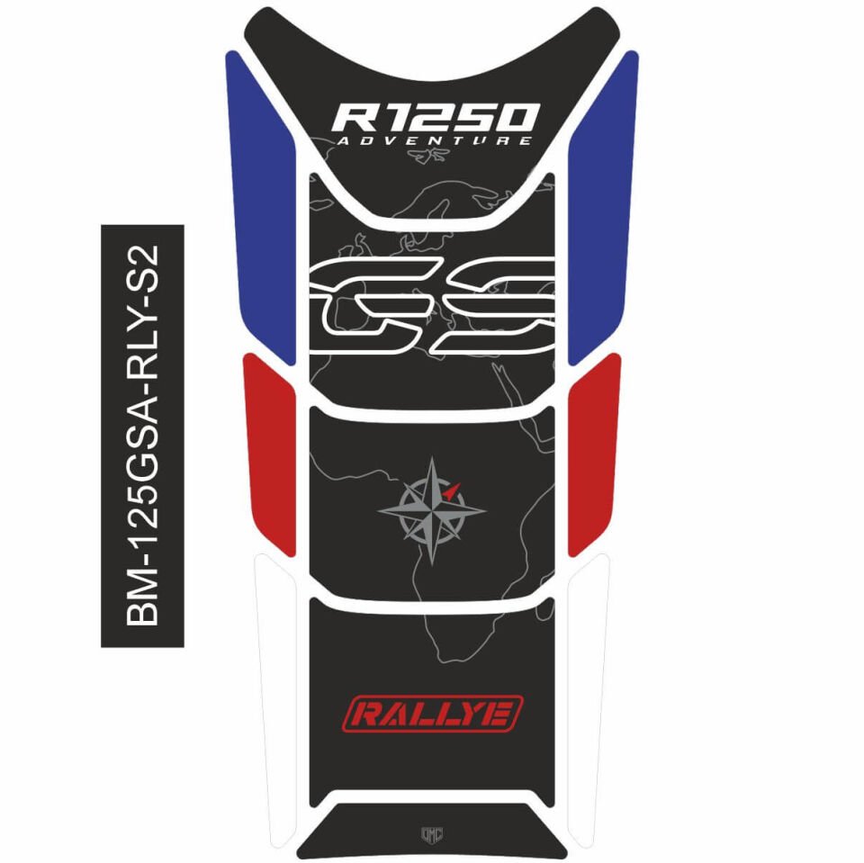 R1250GS ADV Rallye Tankpad (Mavi&Siyah) 2