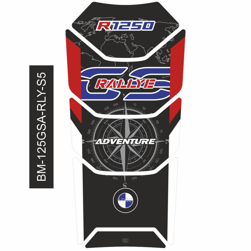 R1250GS ADV Rallye Tankpad (Mavi&Siyah) 5
