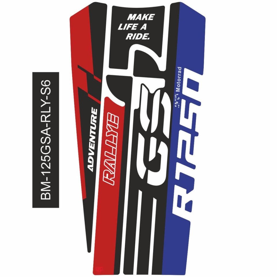 R1250GS ADV Rallye Tankpad (Mavi&Siyah) 6