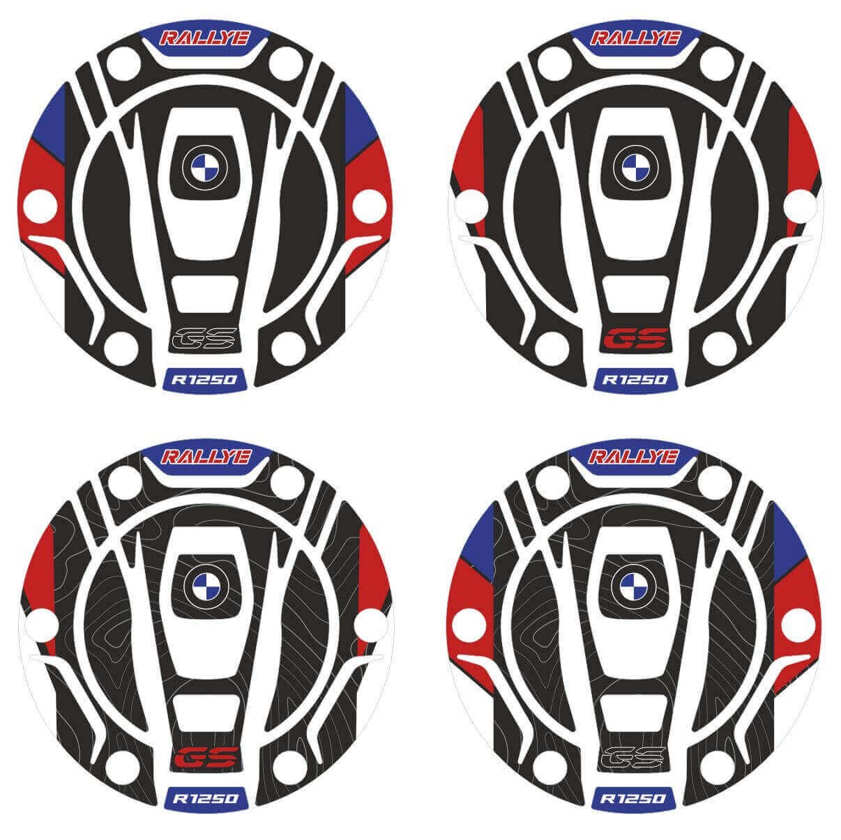 R1250GS ADV Rallye (Mavi&Siyah) Depo Kapağı