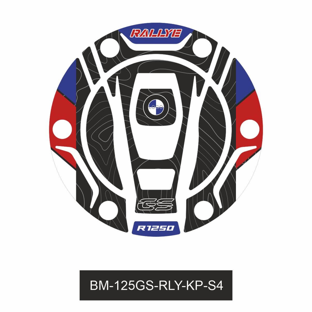 R1250GS ADV Rallye (Mavi&Siyah) Depo Kapağı 4