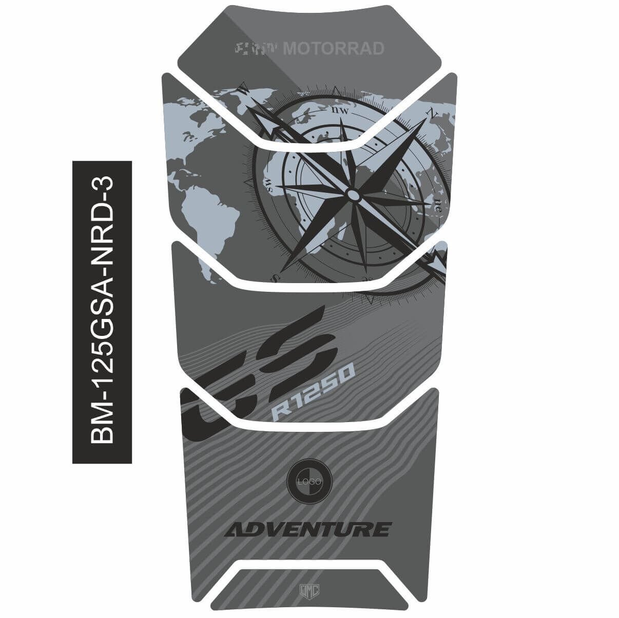 R1250GS ADV Nardo Grey Tankpad 3