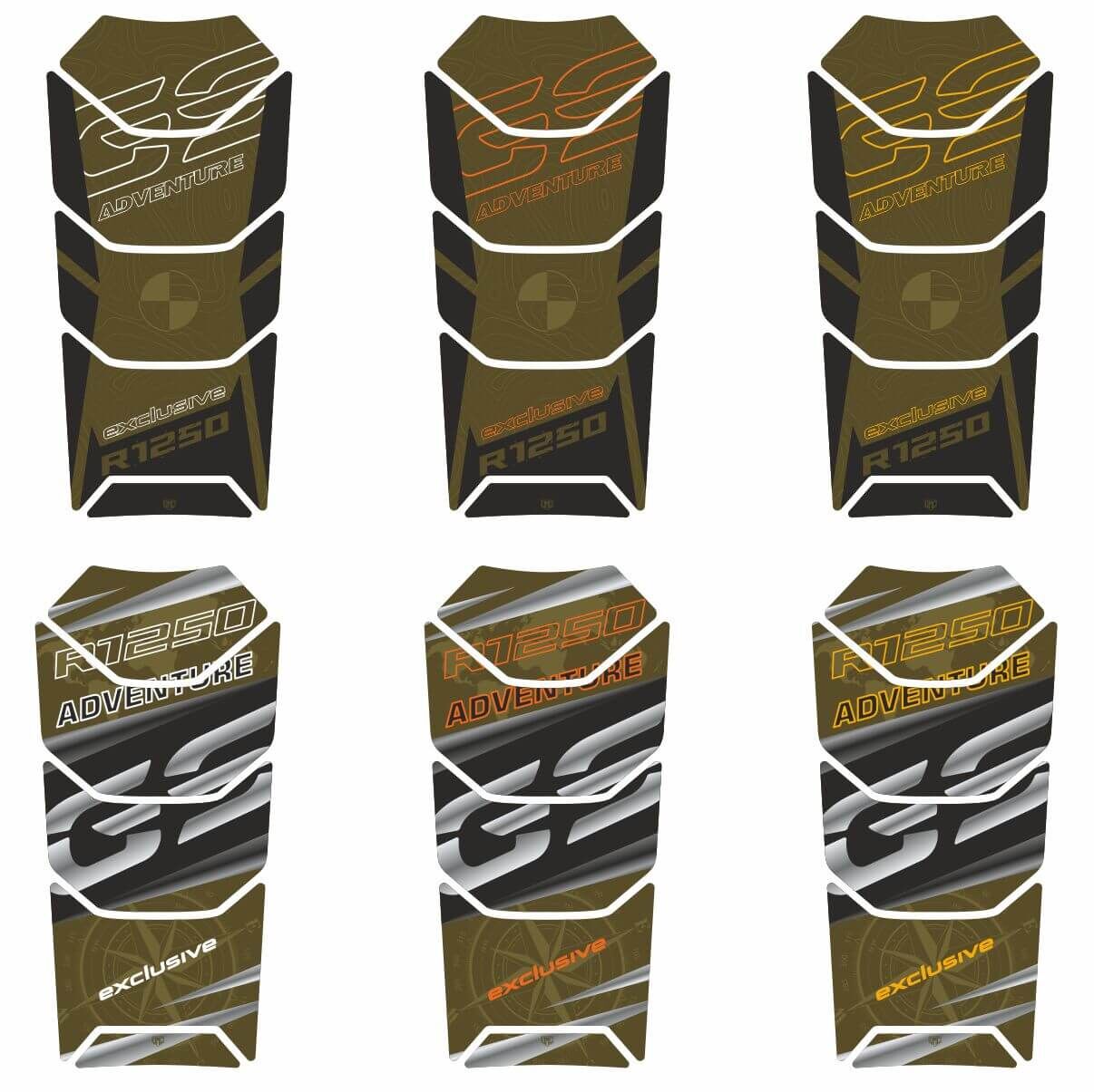 R1250GS ADV Kalamata Green Tankpad