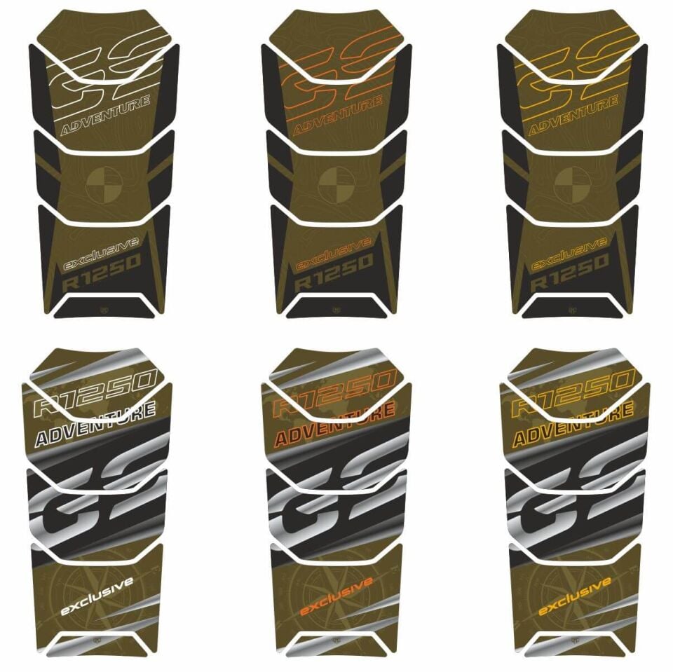 R1250GS ADV Kalamata Green Tankpad