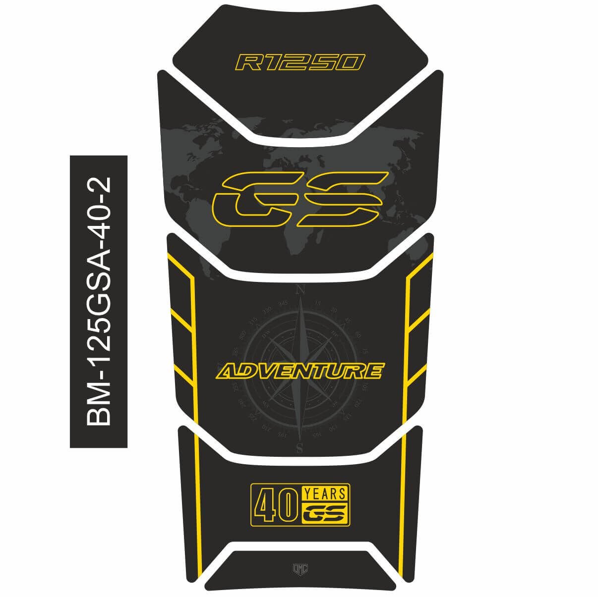 R1250GS ADV 40. Years Tankpad 2