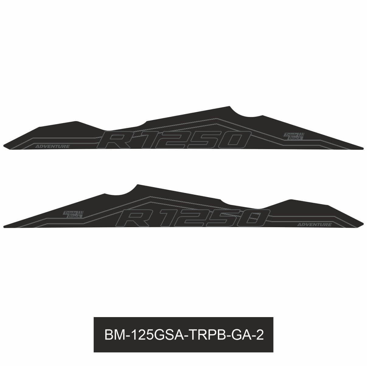 R1250GS ADV Triple Black GagaPad 1