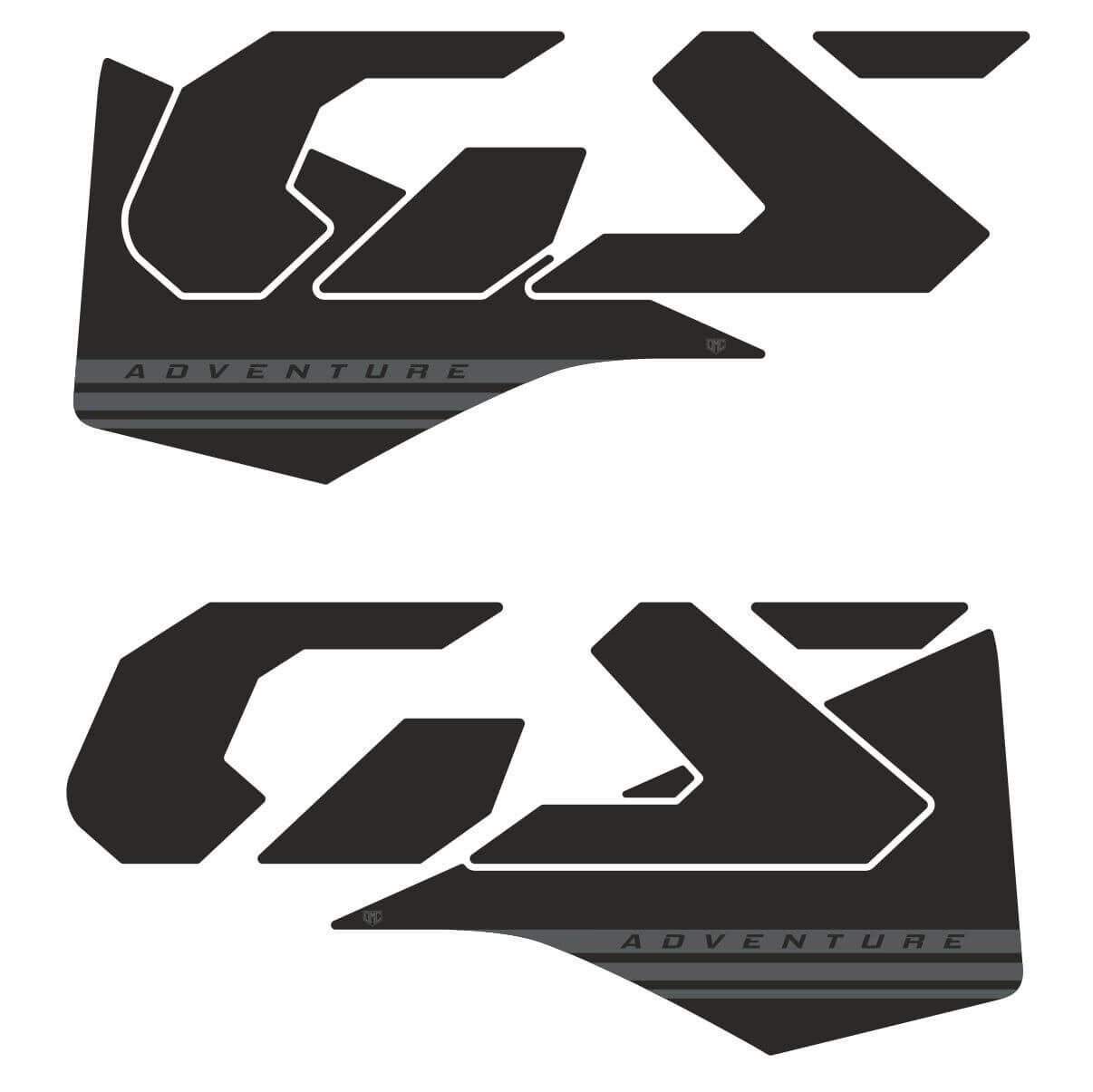 R1300GS ADV Triple Black Tankpad Set Model 2 Parça 1A