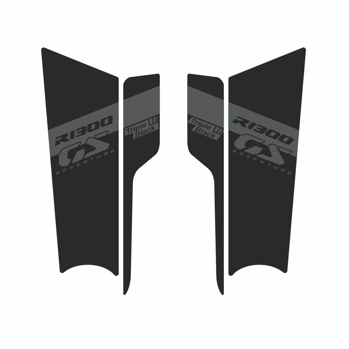R1300GS ADV Triple Black Tankpad Set Model 2 Parça 7A