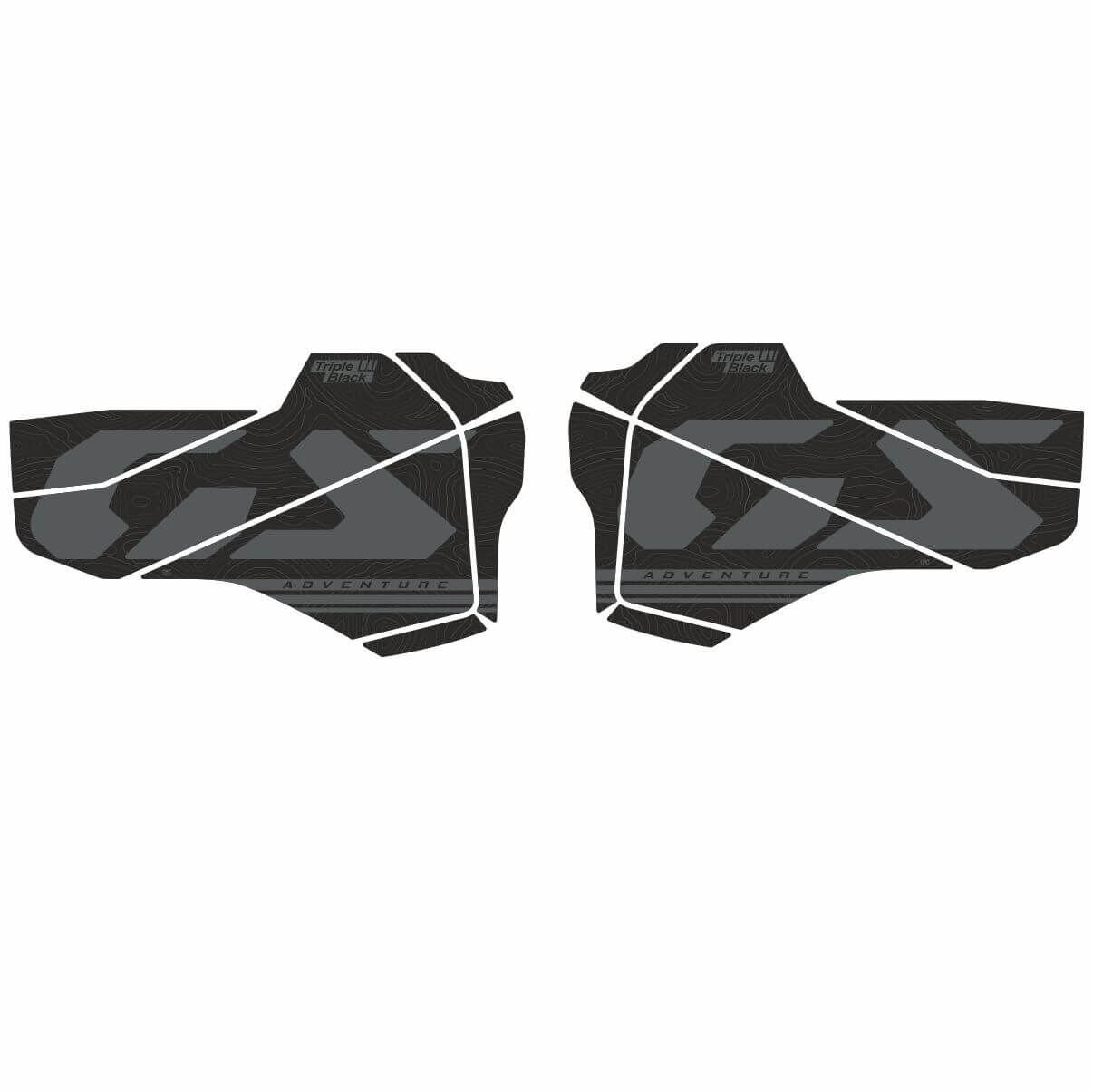 R1300GS ADV Triple Black Tankpad Set Model 1 Parça 1