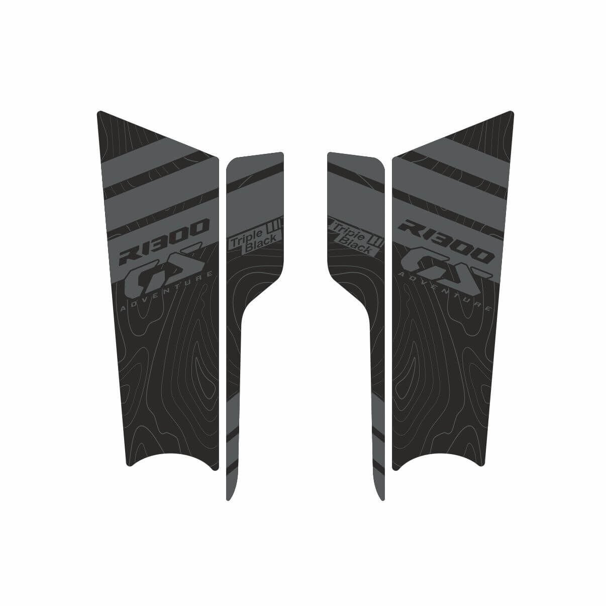 R1300GS ADV Triple Black Tankpad Set Model 1 Parça 7