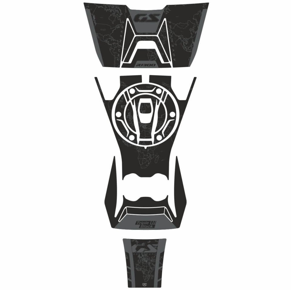 R1300GS ADV Triple Black Tankpad Set Model 3 Parça 2