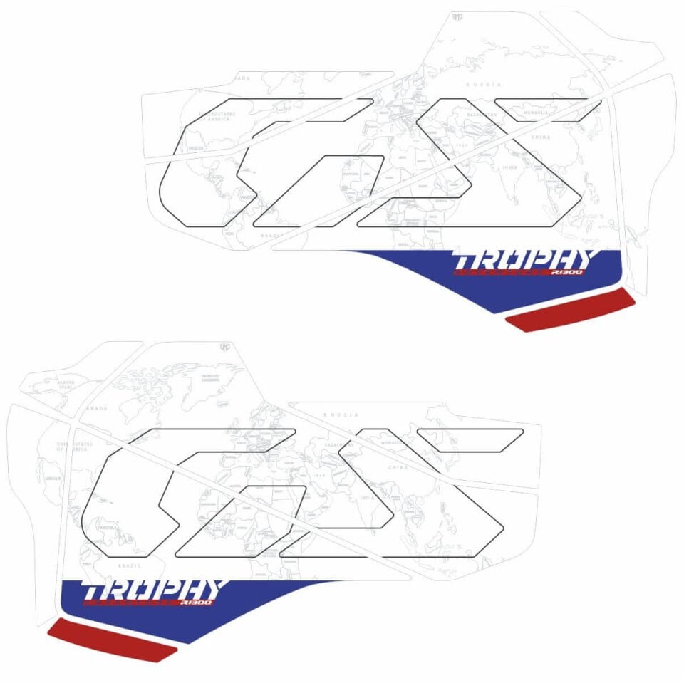 R1300GS ADV Trophy Tankpad Set Parça 1