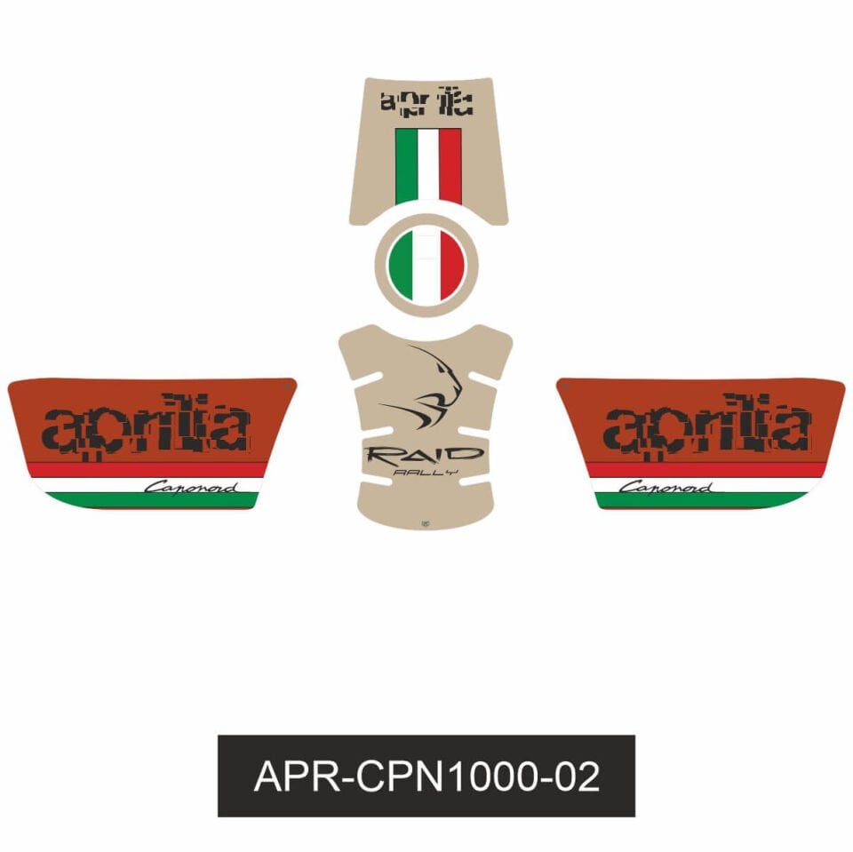 Aprilia Caponord 1000 ETV Raid Rally Tankpad Set