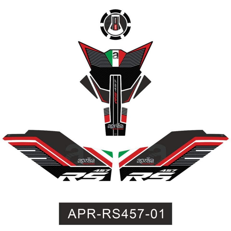 Aprilia RS 457 Tankpad Set
