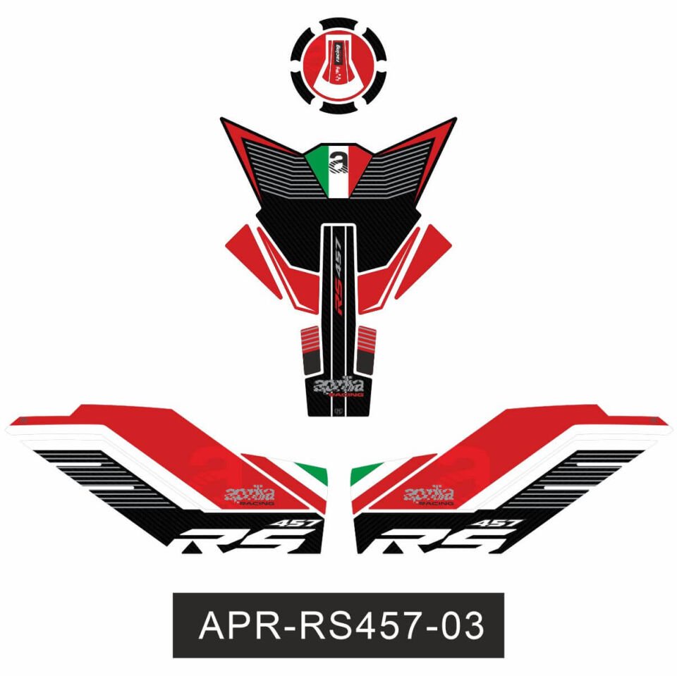 Aprilia RS 457 Tankpad Set