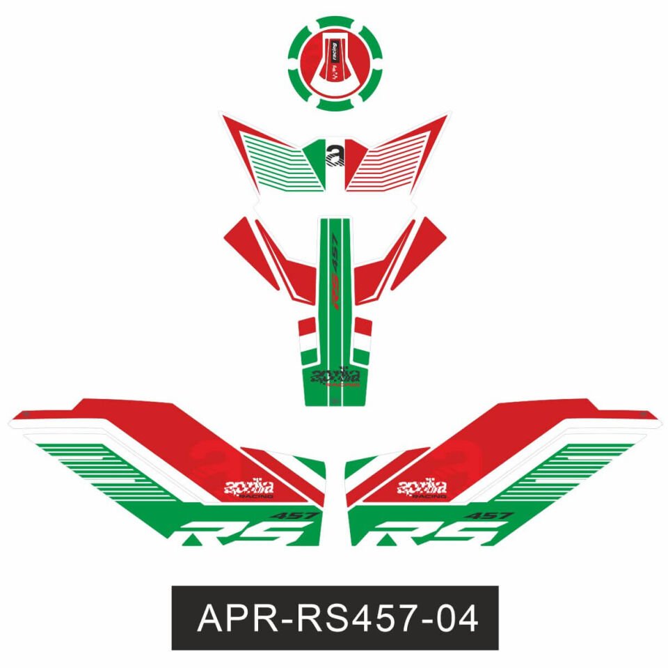 Aprilia RS 457 Tankpad Set