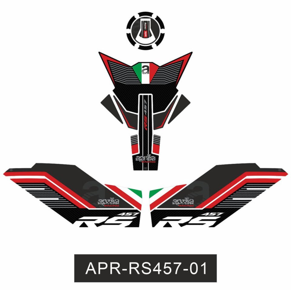Aprilia RS 457 Tankpad Set 1
