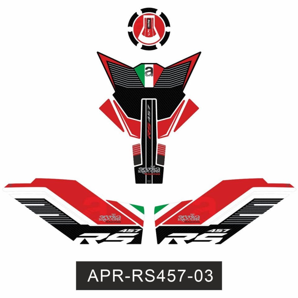 Aprilia RS 457 Tankpad Set 3