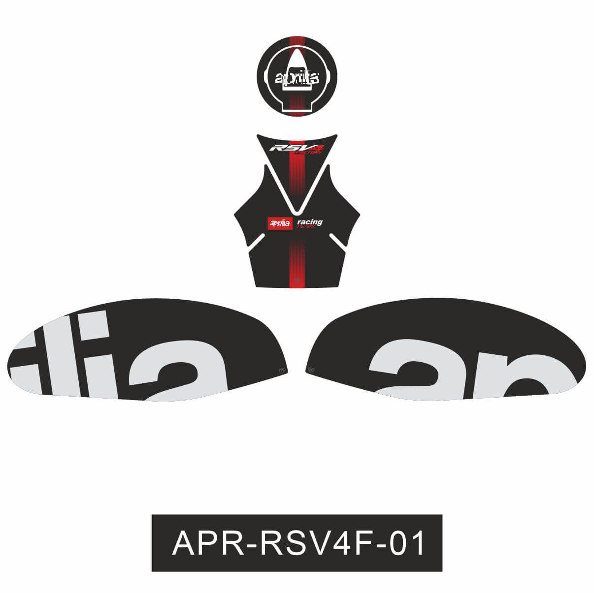 Aprilia RSV4 Factory Tankpad Set 1