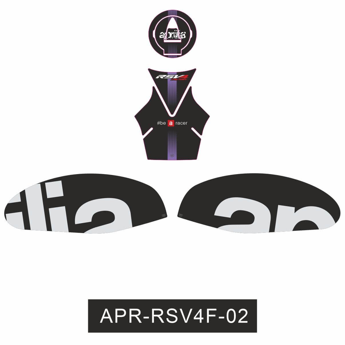 Aprilia RSV4 Factory Tankpad Set 2