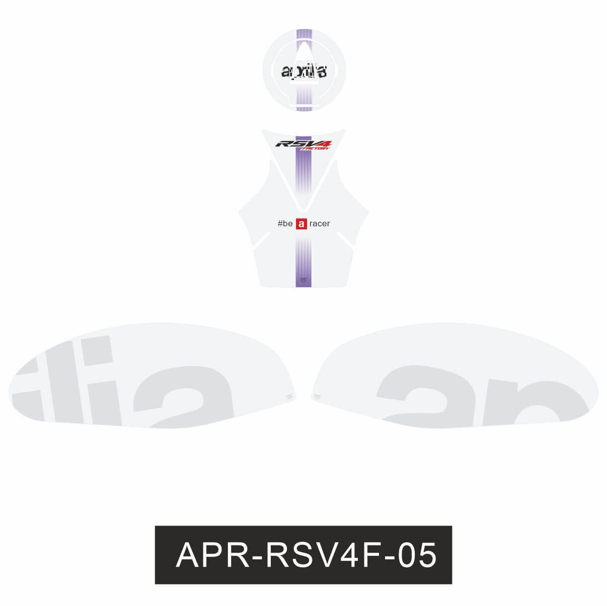 Aprilia RSV4 Factory Tankpad Set 2