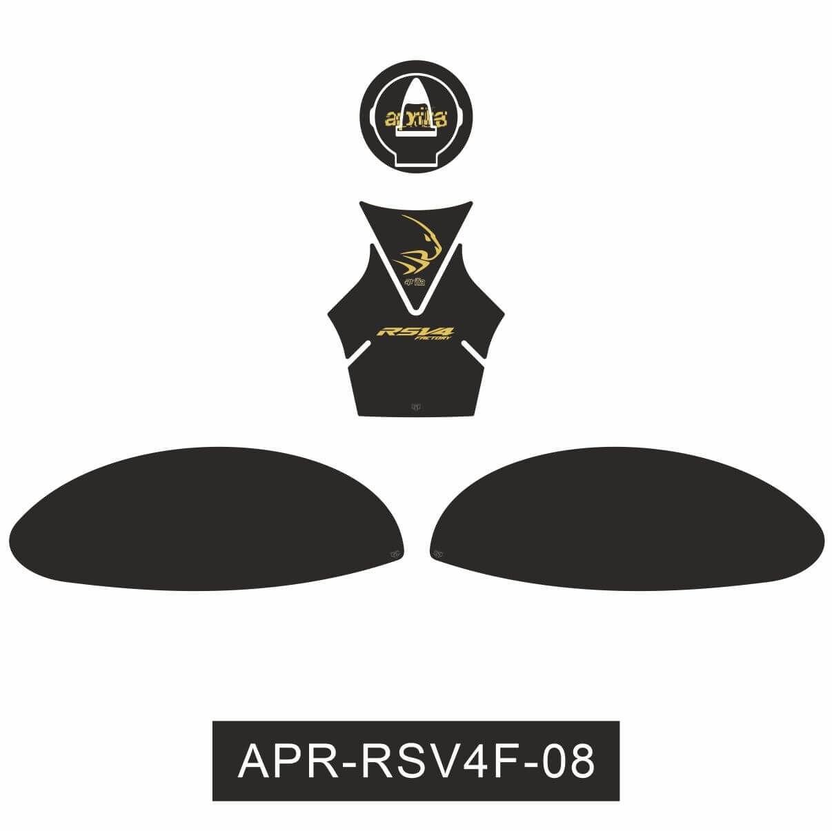 Aprilia RSV4 Factory Tankpad Set 2