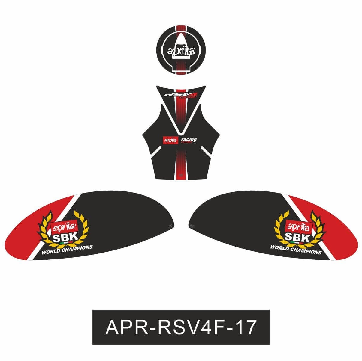 Aprilia RSV4 Factory Tankpad Set 2
