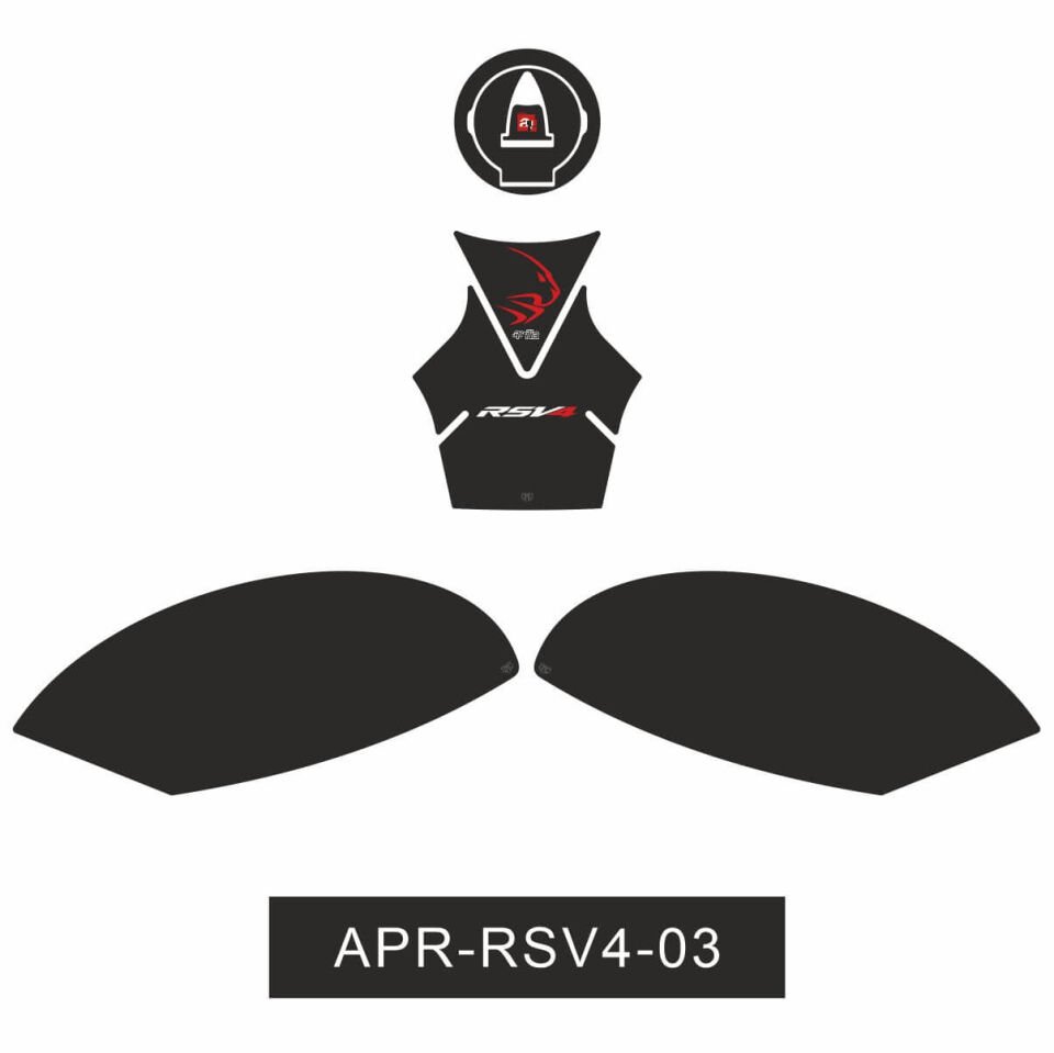 Aprilia RSV4 Tankpad Set 3