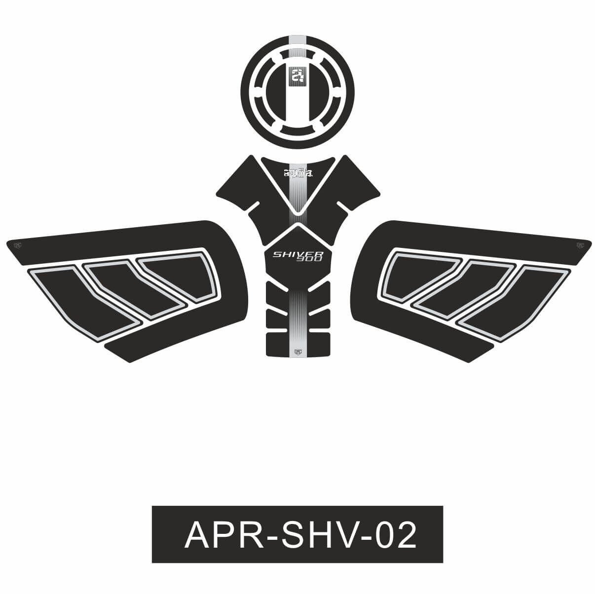 Aprilia Shiver 900 Tankpad Seti 2