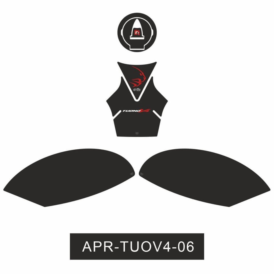 Aprilia Tuono V4 Tankpad Set 4