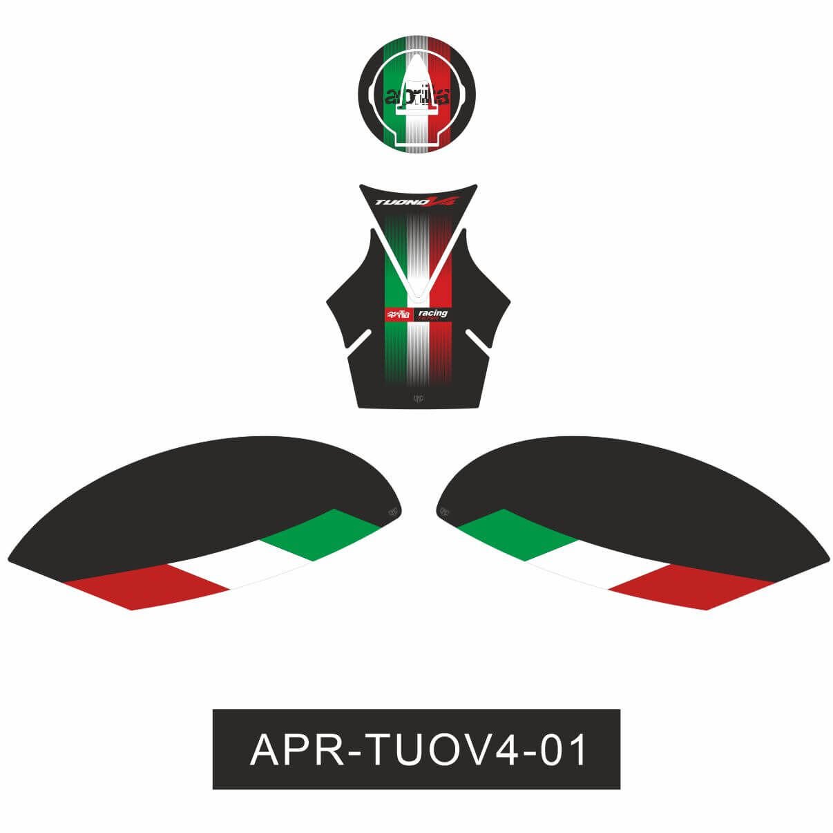 Aprilia Tuono V4 Tankpad Set 1