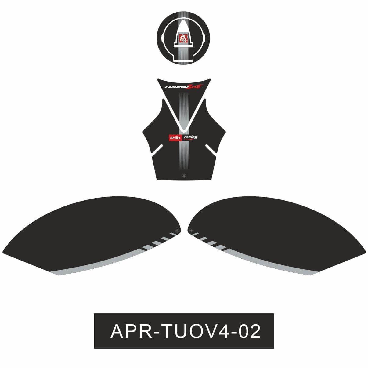 Aprilia Tuono V4 Tankpad Set 2