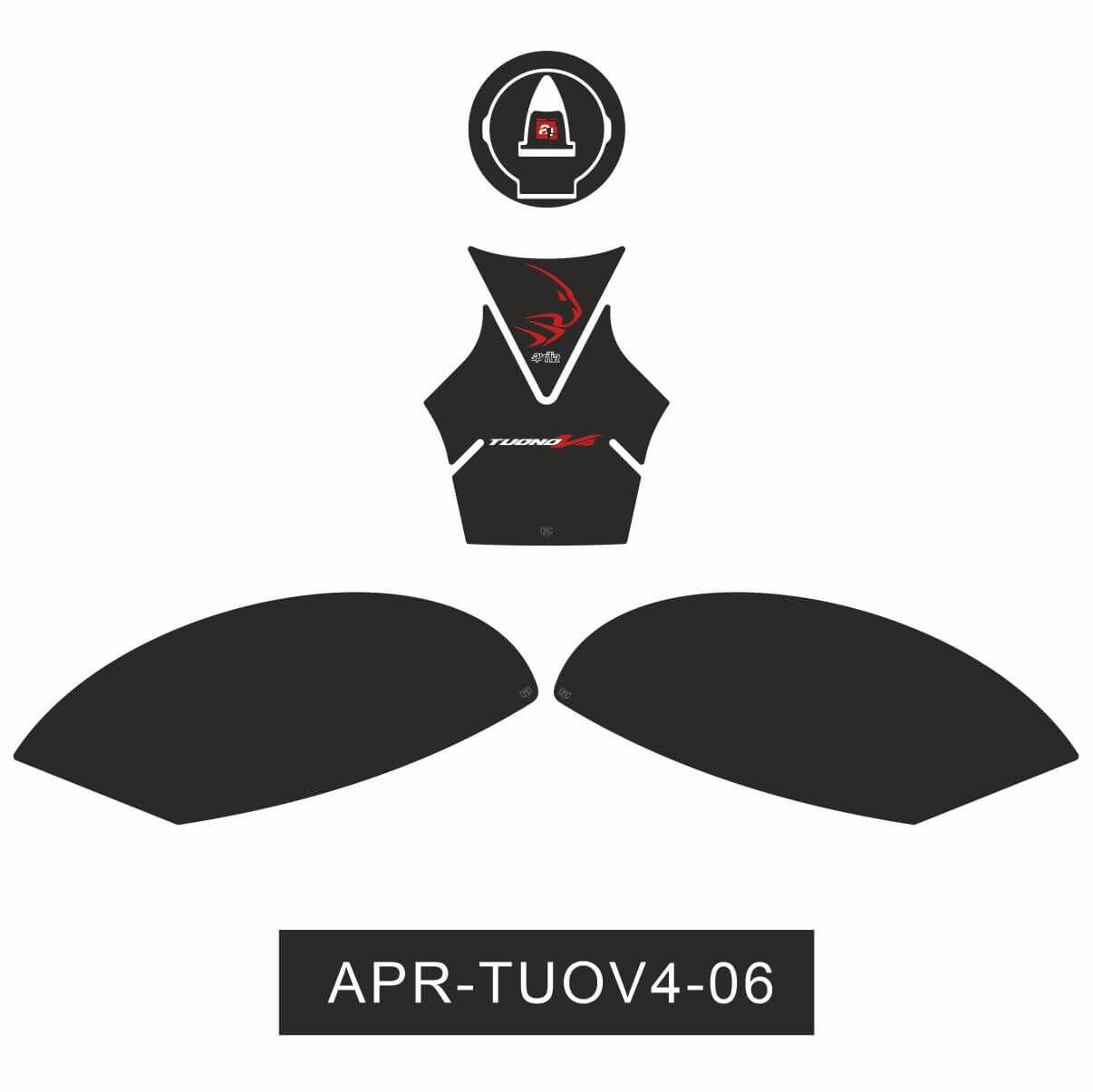 Aprilia Tuono V4 Tankpad Set 4