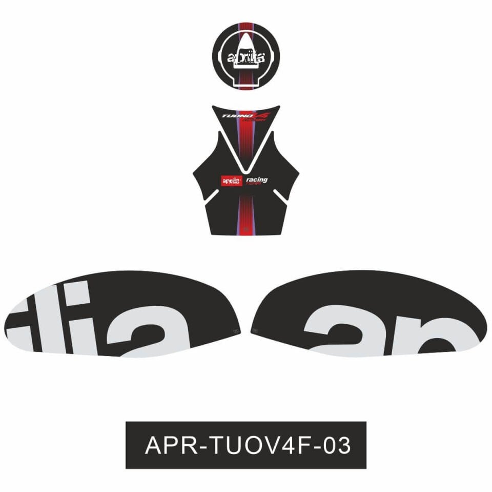 Aprilia Tuono V4 Factory Tankpad Set 3