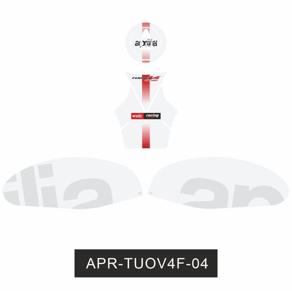 Aprilia Tuono V4 Factory Tankpad Set 1