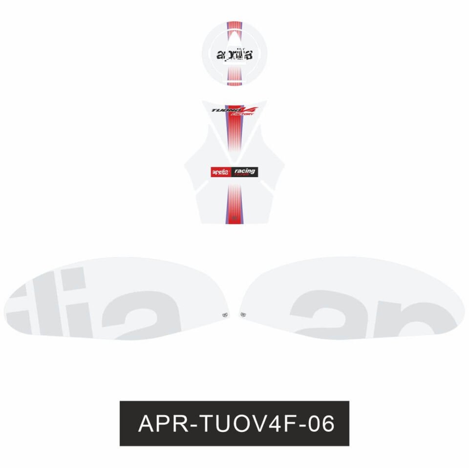 Aprilia Tuono V4 Factory Tankpad Set 3