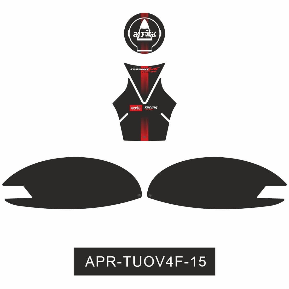 Aprilia Tuono V4 Factory Tankpad Set 2