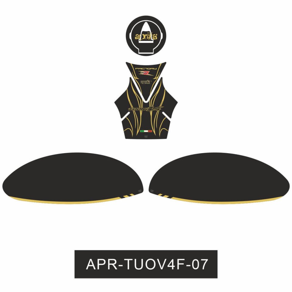 Aprilia Tuono V4 Factory Tankpad Set 1