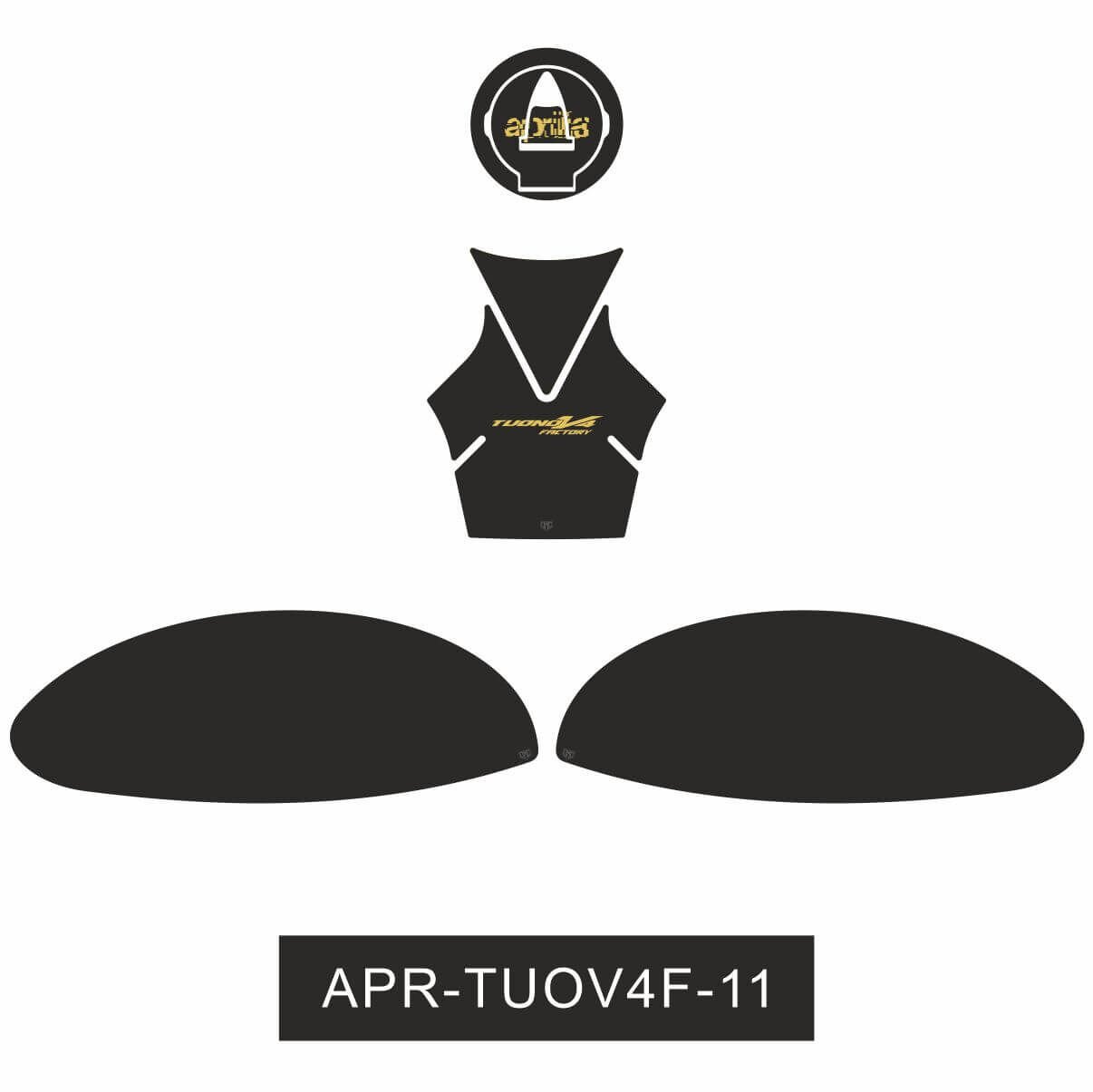 Aprilia Tuono V4 Factory Tankpad Set 4