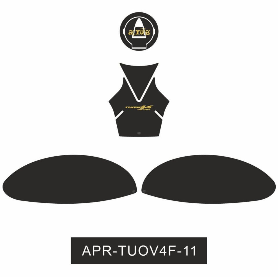 Aprilia Tuono V4 Factory Tankpad Set 4