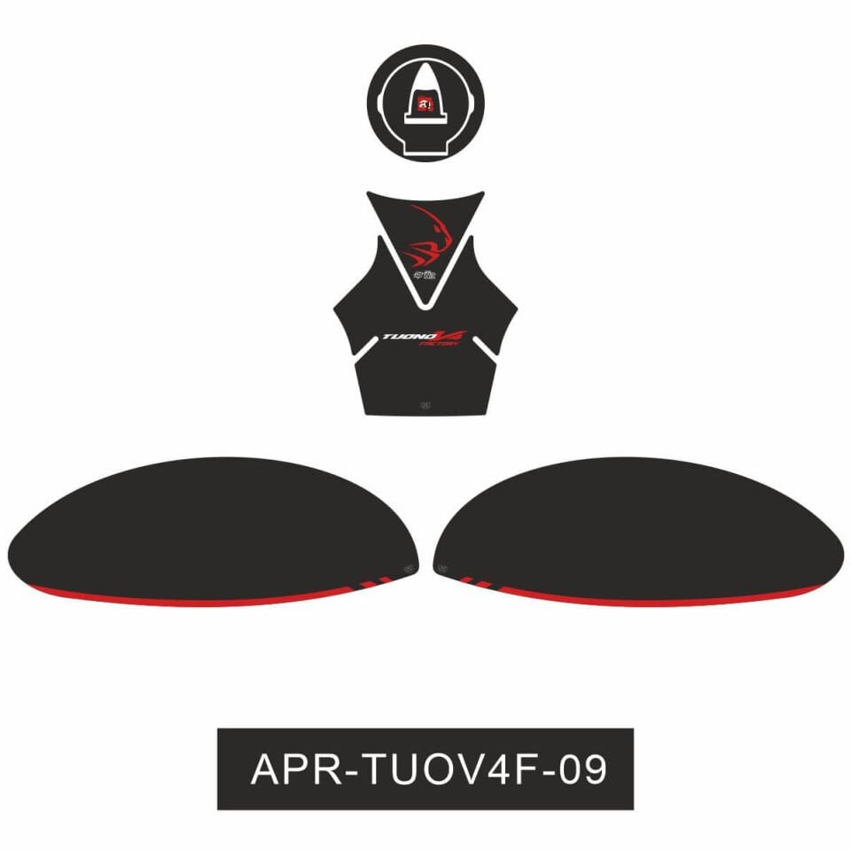 Aprilia Tuono V4 Factory Tankpad Set 1